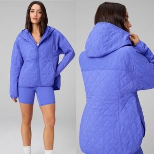 Fabletics NEW Daydreamer+ Hooded Quilted Jacket XS